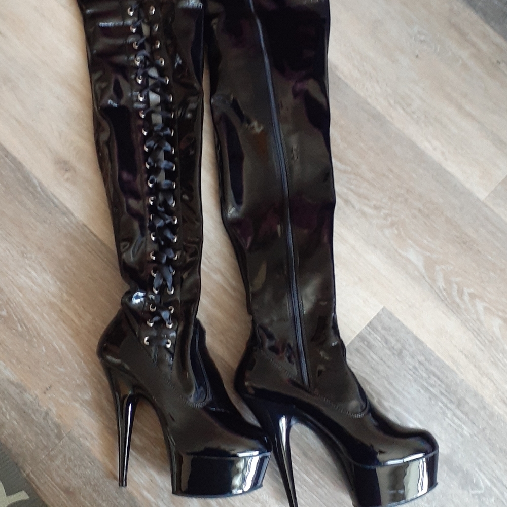 Pleaser Above the knee thi high boots